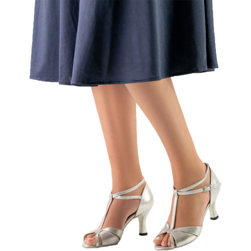 Werner Kern Mulheres Sapatos de Dança Astrid - Perl Prata  - Größe: UK 7,5